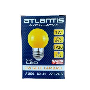 1W-SARI GECE LAMBASI
