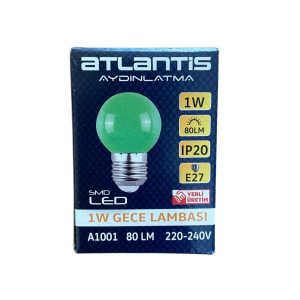 1W-YEŞİL GECE LAMBASI