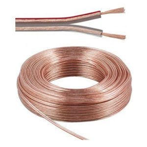 2X0,75 MM2 YASSI KORDON KABLO-ŞEFFAF